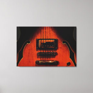 Süße Soul-Blues-Gitarre ausgedehnter Leinwanddruck