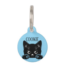 Süße spähende Katze Personalisiert