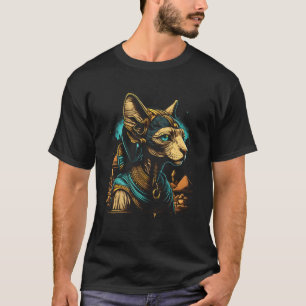 Süße Sphynx-Katze Ägyptischer Pharao Sphynx-Katze T-Shirt