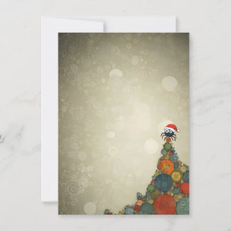 Süße Springspinne Weihnachtskarten Feiertagskarte