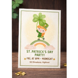 Süße St. Patrick's Day Party-Einladung Einladung