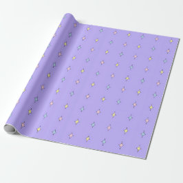 Süße Sternchen-Wrapper im Pastell-Look Geschenkpapier