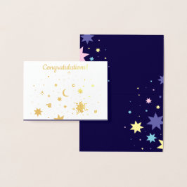 Süße Sterne. Folienkarte