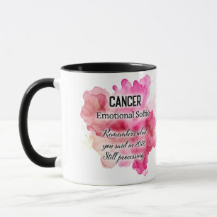Süße Sternzeichen-Eigenschaften/ Krebs Wrap  Tasse
