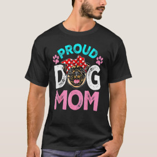 Süße stolze Mops-Hundemama Muttertag 2 T-Shirt