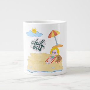 süße Strand Jumbo-Tasse
