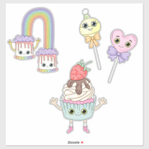 Süße Süßigkeiten Candy Land Vinyl-Aufkleber Aufkleber