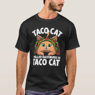Süße Taco-Katze Für Männer Frauen Kinder Taco Mexi T-Shirt
