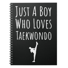 Süße Taekwondo-Geschenke für Babyboys Kinder TKD-F Notizblock