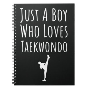Süße Taekwondo-Geschenke für Babyjungen Kinder TKD Notizblock