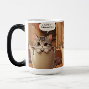 Süße Tasse „Ich habe Kaffee getrunken“ Lustige Kat