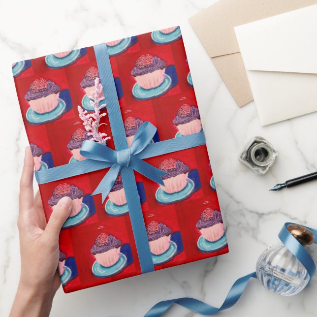 Süße Tassen-Cupcake Geschenkpapier (Schenken)