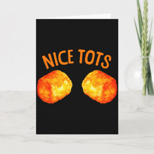 Süße Tater Tots Design Für Männer Frauen Kinder Ta Karte
