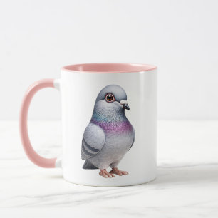 Süße Taubenillustration Tasse