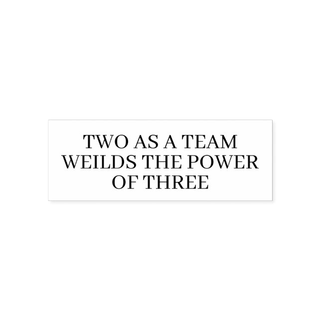 süße Teamarbeit Motivationszitat Permastempel (Design)