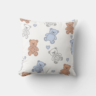 Süße Teddybär-Nursery Kissen