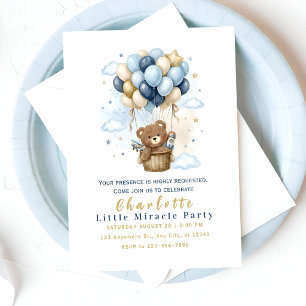 Süße Teddybär-Party Einladung