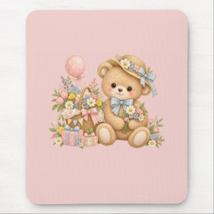 Süße Teddybär-Party-Gestaltung Mousepad