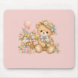 Süße Teddybär-Party-Gestaltung Mousepad