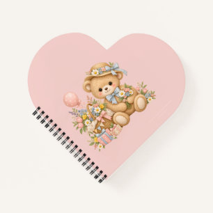 Süße Teddybär-Party-Gestaltung Notizbuch