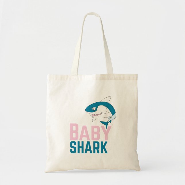 Süße Tier Art Animal Baby Sharks Art Tragetasche (Vorne)