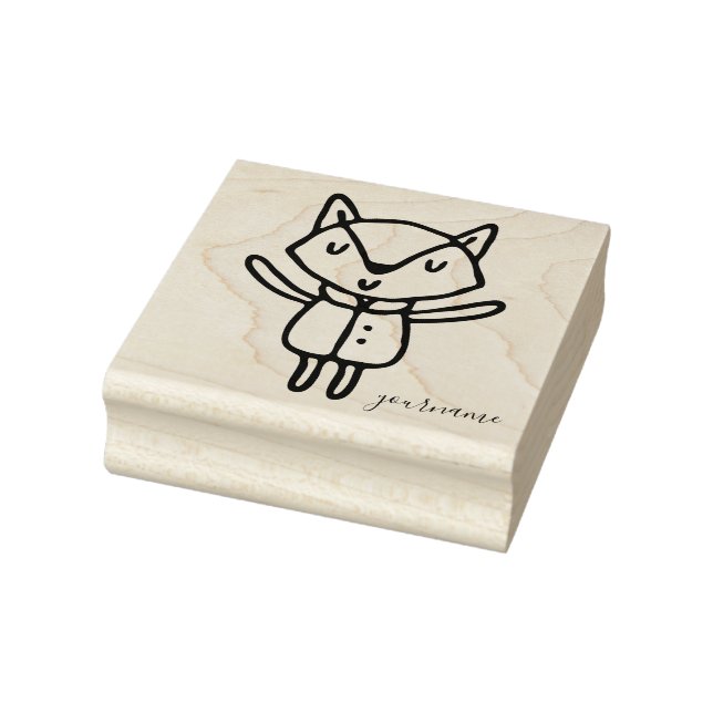 Süße Tier Baby Fox Gummistempel (Stempel)