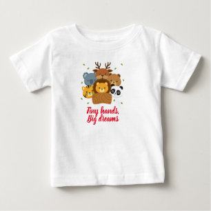 Süße Tier-Baby-T - Shirt-Design Baby T-shirt