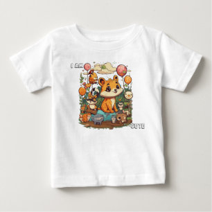 Süße Tier Cartoon Neues Design ich niedlich Baby T-shirt