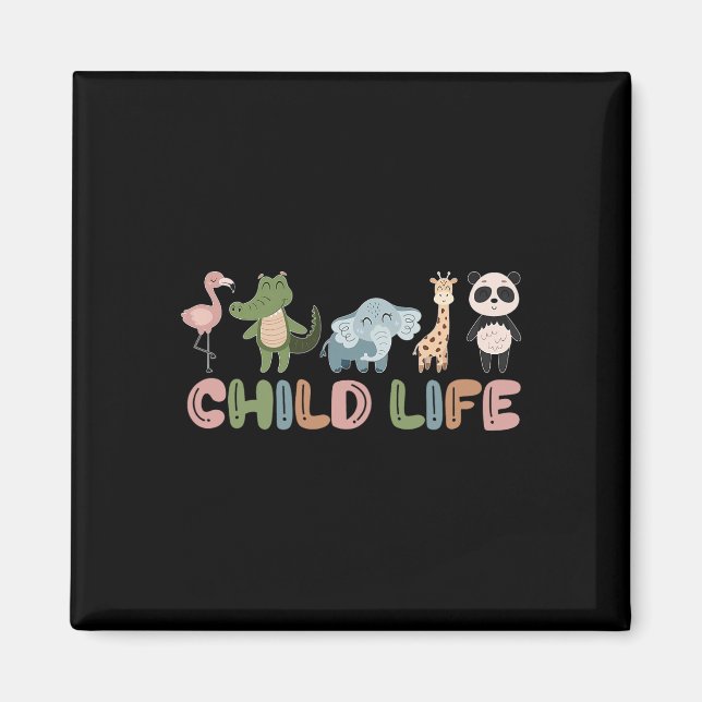 Süße Tier Child Life Specialist Play Therapy Magnet (Vorne)