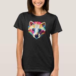 Süße Tier Farbige Geometrische Eiswand 2 T-Shirt