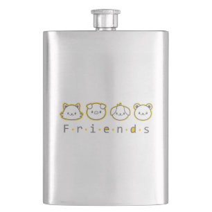 Süße Tier-Freunde konfrontiert Case-Mate iPhone Fa Flachmann