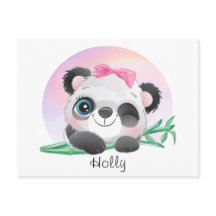 Süße Tier Friendly Panda Bamboo