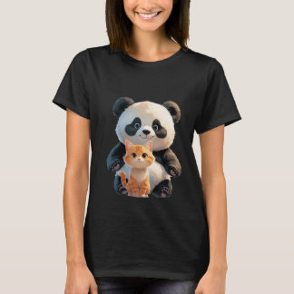 Süße Tier Friendship Design T-Shirt