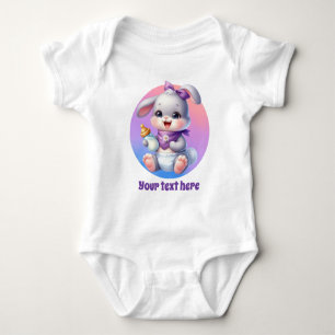 Süße Tier für Mädchen, sonnig Baby Strampler