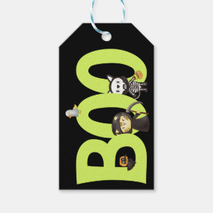 Süße Tier Halloween Boo Geschenkanhänger