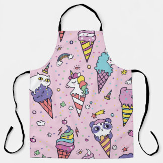 Süße Tier Ice Creme Cones Schürze