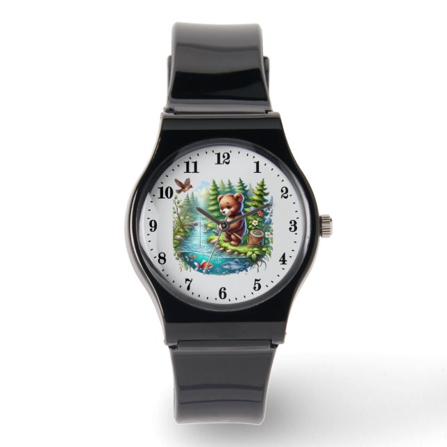 Süße Tier-Liebhaber Armbanduhr (Vorderseite)