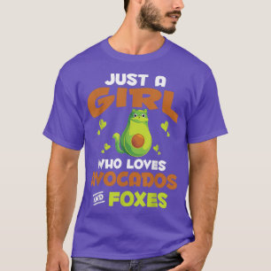 Süße Tier Lover Just a Girl, die Avocados Lieben A T-Shirt