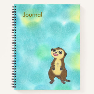 Süße Tier Meerkat Custom Spiral Notebook Notizbuch