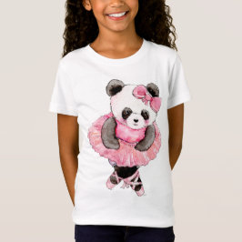 Süße Tier Panda Ballerina T-Shirt