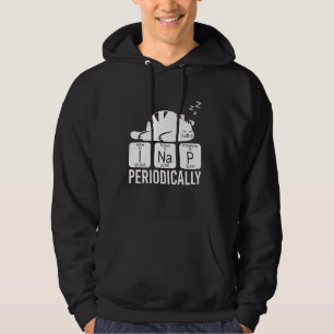 Süße Tier Periodic Table Funny Chemist Cat Chemi Hoodie