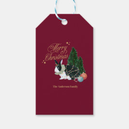 süße Tier Santa Geschenkanhänger