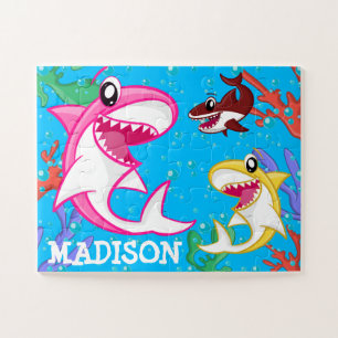 Süße Tier Shark Unterwasser Ozean Kinder