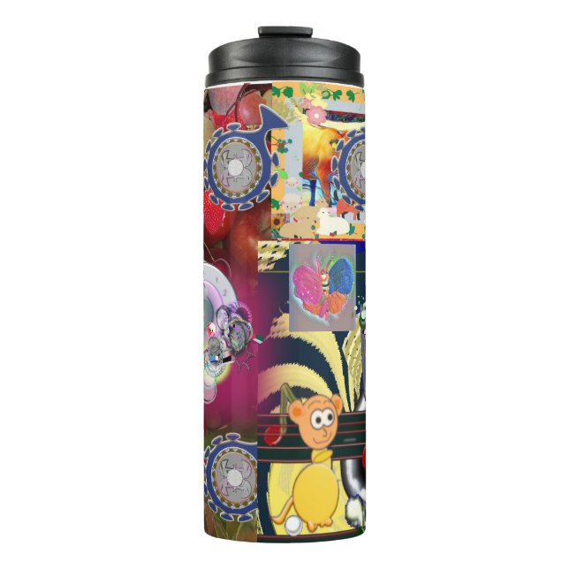 Süße Tier Thermal Tumbler Thermosbecher (Vorderseite)