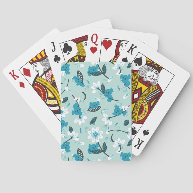 Süße Tier und Natur in Koala Spielkarten (Rückseite)