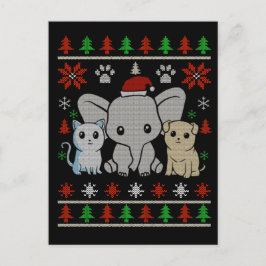 süße Tier Weihnachten