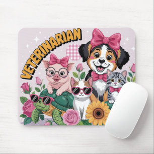 Süße Tierärztin Mousepad