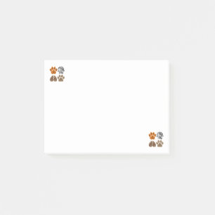 Süße Tiere Tierprint-Design bezaubernde Tierwelt Post-it Klebezettel