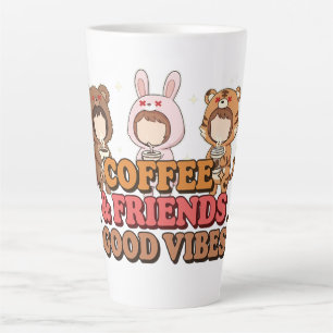 Süße tierische Freunde für Kaffeeliebhaber Milchtasse
