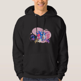 süße Tierparty-Selfie lustig Hoodie